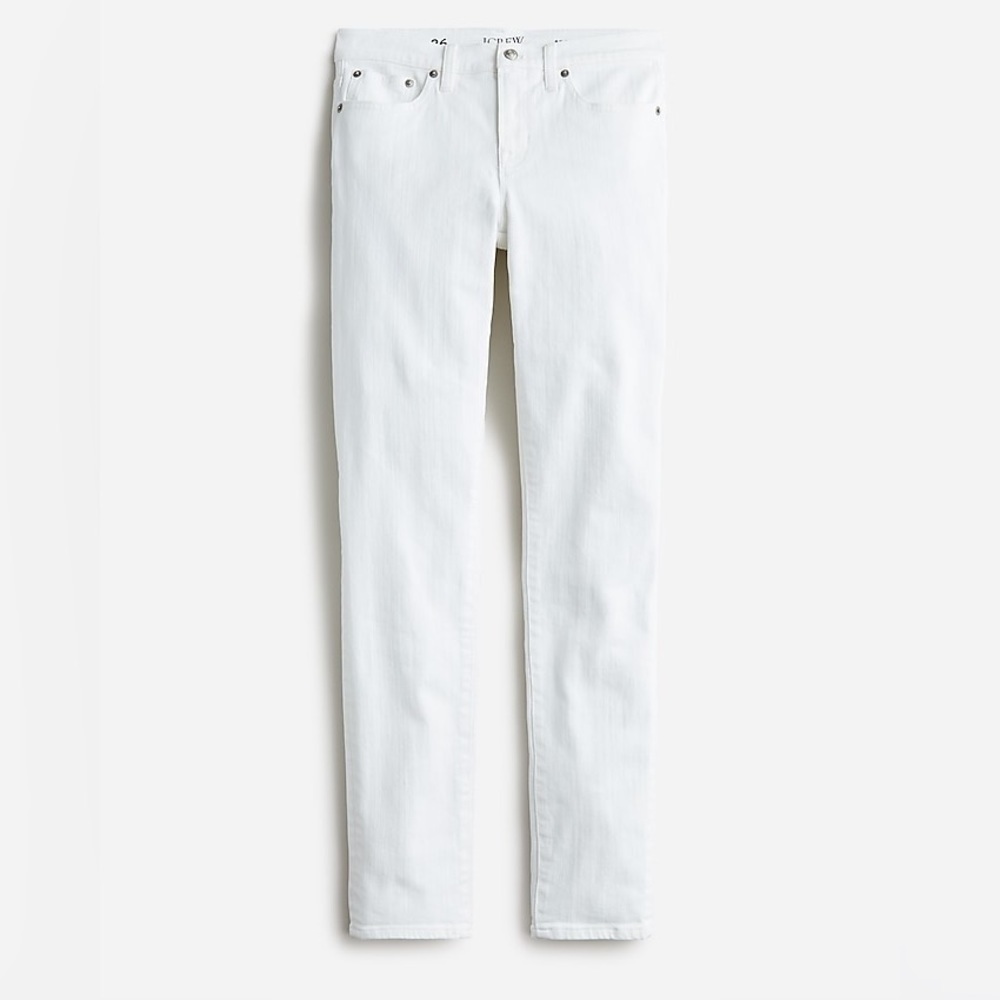 J Crew 8" toothpick jean in white wash
Item BQ313